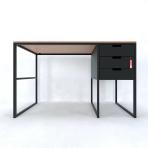 Escritorio en madera y acero
