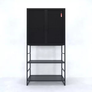 Estantería con rejillas