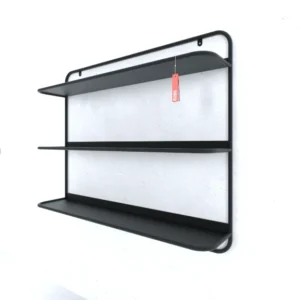 repisa metalica negra